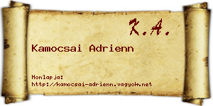 Kamocsai Adrienn névjegykártya
